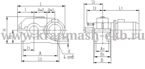 Мотор-редуктор 1МЦ2У-250